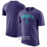 Camiseta Manga Corta Charlotte Hornets Essential Ciudad Violeta