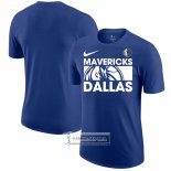 Camiseta Manga Corta Dallas Mavericks Azul1
