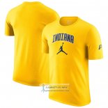 Camiseta Manga Corta Indiana Pacers Essential Ciudad Amarillo