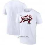 Camiseta Manga Corta Miami Heat 2023 Eastern Conference Champions Blanco