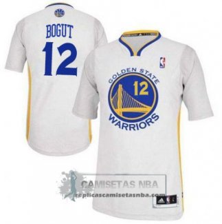 Camiseta Manga Corta Warriors Bogut Blanco