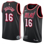 Camiseta Miami Heat James Johnson Classic 2018 Negro