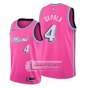 Camiseta Miami Heat Kz Okpala Earned 2019-20 Rosa