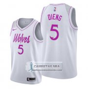 Camiseta Minnesota Timberwolves Gorgui Dieng Earned Blanco