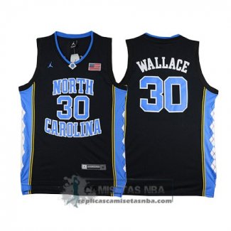 Camiseta NCAA Universidad de Carolina del Norte Wallace Negro