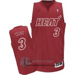 Camiseta Navidad Heats Wade 2012 Rojo