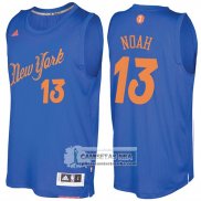Camiseta Navidad Knicks Joakim Noah 2016 Azul