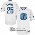 Camiseta Navidad Mavericks Carter 2013 Blanco