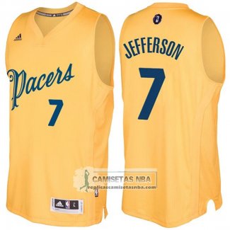 Camiseta Navidad Pacers Al Jefferson 2016 Dolado