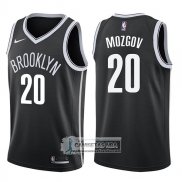 Camiseta Nets Timofey Mozgov Icon 2017-18 Negro