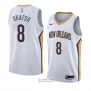 Camiseta New Orleans Pelicans Jahlil Okafor Association 2018 Bla