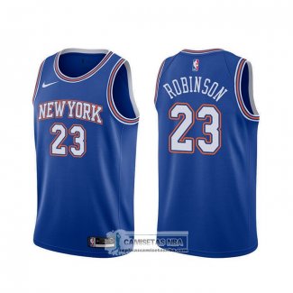 Camiseta New York Knicks Mitchell Robinson Statement 2019-20 Azul