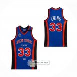 Camiseta New York Knicks Patrick Ewing NO 33 Mitchell & Ness 1998-99 Azul