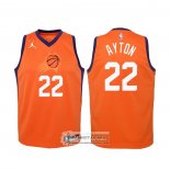 Camiseta Nino Phoenix Suns Deandre Ayton Statement 2020-21 Naranja