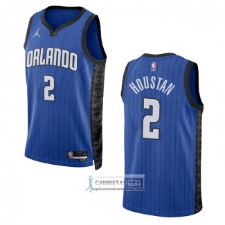 Camiseta Orlando Magic Caleb Houstan NO 2 Statement 2022-23 Azul