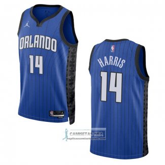 Camiseta Orlando Magic Gary Harris NO 14 Statement 2022-23 Azul