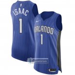 Camiseta Orlando Magic Jonathan Isaac NO 1 Icon Autentico Azul