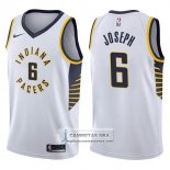 Camiseta Pacers Cory Joseph Association 2017-18 Blanco