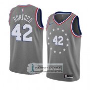 Camiseta Philadelphia 76ers Al Horford Ciudad 2019-20 Gris