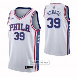 Camiseta Philadelphia 76ers Dwight Howard NO 39 Association Blanco