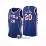 Camiseta Philadelphia 76ers Jared McCain NO 20 Icon 2024-25 Azul