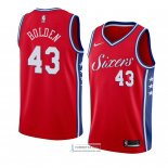 Camiseta Philadelphia 76ers Jonah Bolden Statement 2018 Rojo