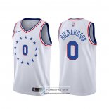 Camiseta Philadelphia 76ers Josh Richardson Earned Blanco