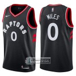 Camiseta Raptors Cj Miles Statement 2017-18 Negro