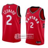 Camiseta Raptors Kawhi Leonard Icon 2017-18 Rojo