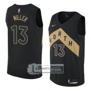 Camiseta Raptors Malcolm Miller Ciudad 2018 Negro