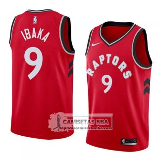 Camiseta Raptors Serge Ibaka Icon 2018 Rojo