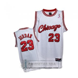 Camiseta Retro Bulls Jordan 1984-85 Blanco