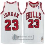 Camiseta Retro Bulls Jordan 1998 Blanco