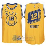 Camiseta Retro City Bus Warriors Bogut Amarillo