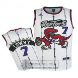 Camiseta Retro Nino Raptors Lowry Blanco