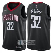 Camiseta Rockets Brandan Wright Statement 2017-18 Negro