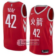 Camiseta Rockets Nene Ciudad 2018 Rojo