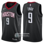 Camiseta Rockets Zhou Qi Statement 2017-18 Negro