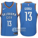 Camiseta Thunder Paul George 2017-18 Azul