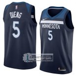 Camiseta Timberwolves Gorgui Dieng Icon 2018 Azul