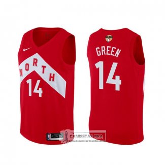 Camiseta Toronto Raptors Danny Green Earned Rojo
