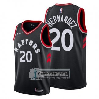 Camiseta Toronto Raptors Dewan Hernandez Statement Negro