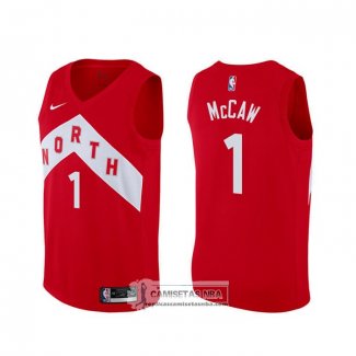 Camiseta Toronto Raptors Patrick Mccaw Earned Rojo