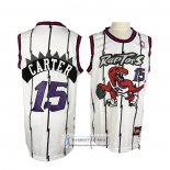 Camiseta Toronto Raptors Vince Carter Retro Blanco