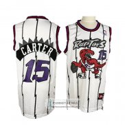 Camiseta Toronto Raptors Vince Carter Retro Blanco