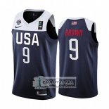 Camiseta USA Jaylen Brown 2019 FIBA Basketball World Cup Azul