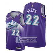 Camiseta Utah Jazz Jeff Green Hardwood Classics 2019-20 Violeta