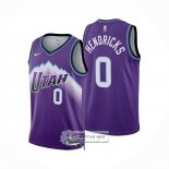 Camiseta Utah Jazz Taylor Hendricks NO 0 Icon 2025-26 Violeta