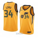 Camiseta Utah Jazz Trey Lewis Statement 2018 Amarillo