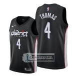 Camiseta Washington Wizards Isaiah Thomas Ciudad Negro